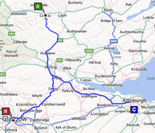 Directions To Comrie